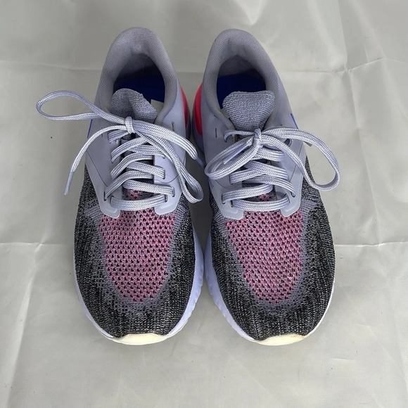 NIKE Odyssey React 2 Flyknit React Running Shoe Purple Lightweight Sneaker 6 - Picture 5 of 13